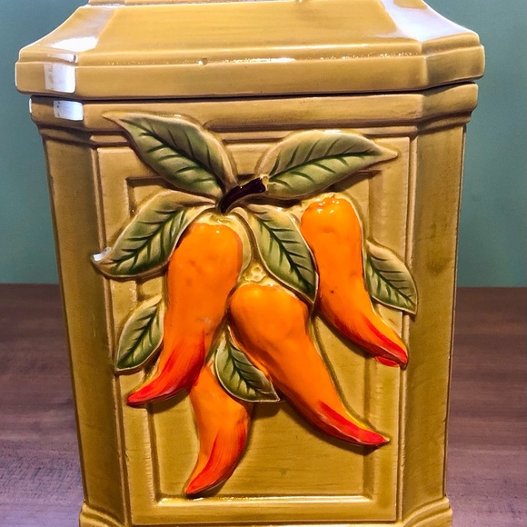 Vintage Glass Cookie Jar - Picture 2 of 4